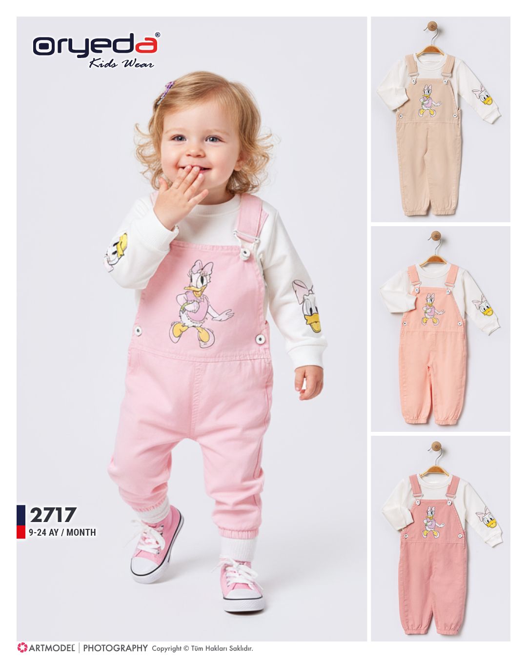 KIZ BASKILI BADİLİ RENKLİ SLOPET 9-24 AY