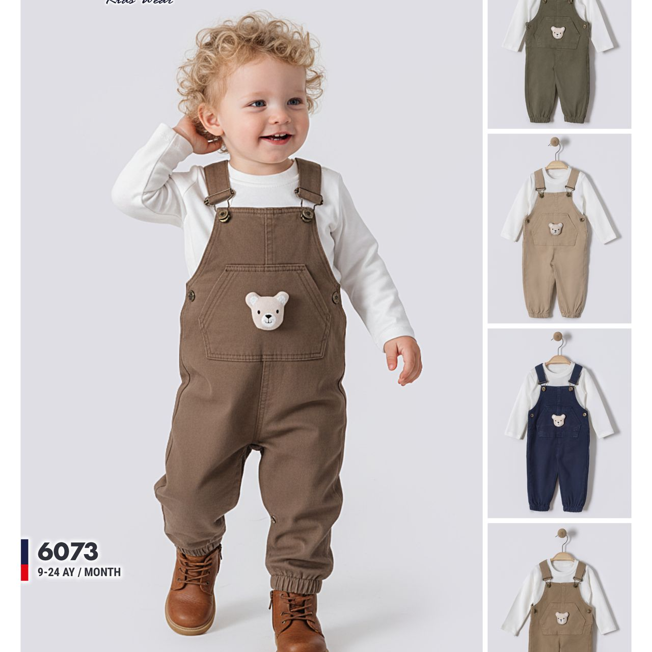 6073-ERKEK AYICIKLI RENKLİ SLOPET 9-24 AY