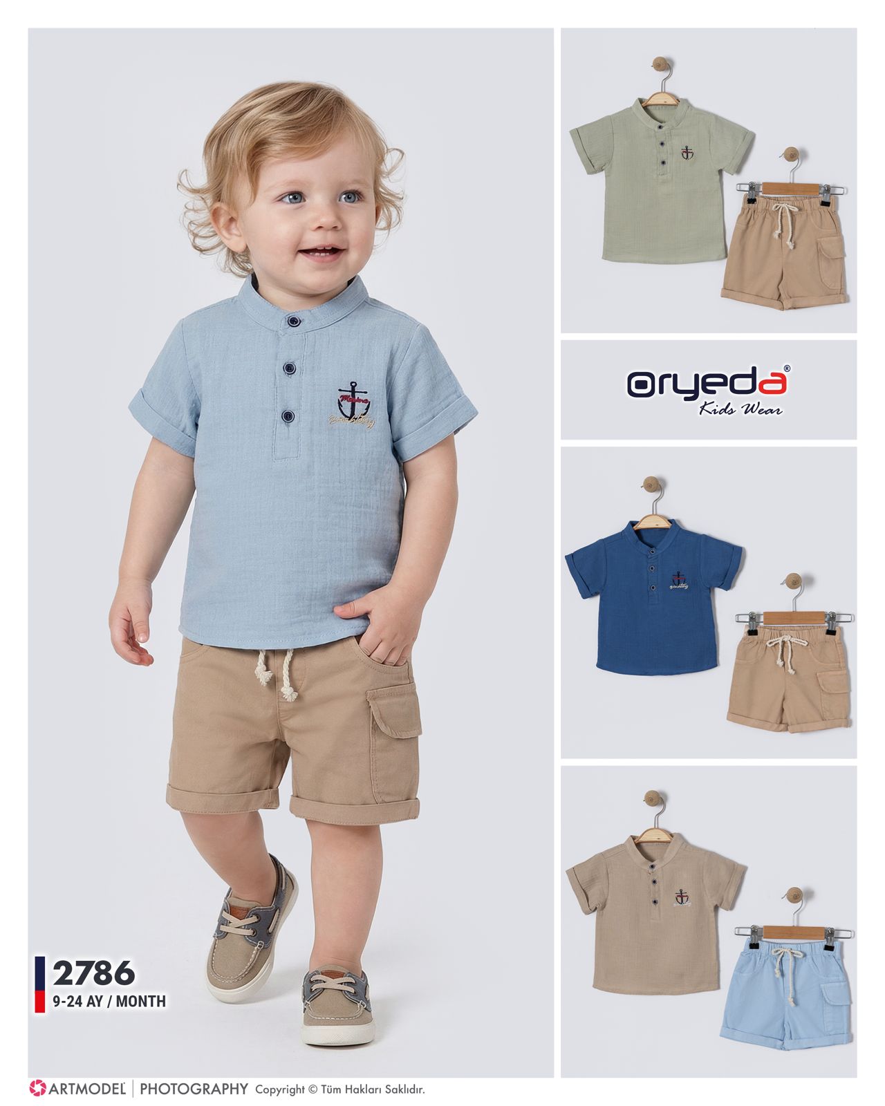 2786-ERKEK NAKIŞLI MÜSLİN TAKIM 9-24 AY