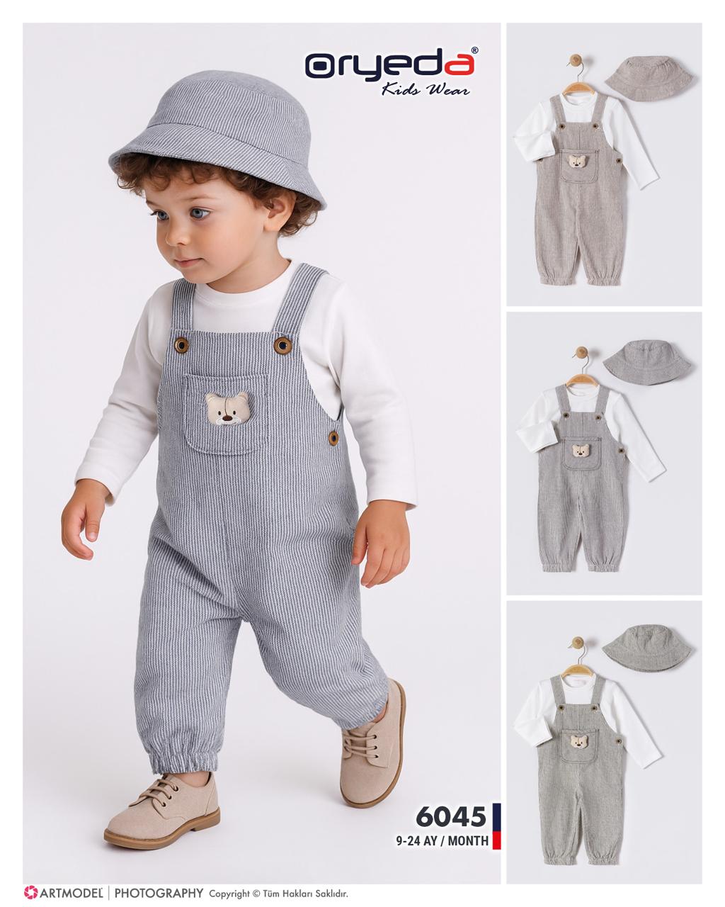 6045-ERKEK AYICIK AKSESUARLI BADİLİ SLOPET 9-24 AY