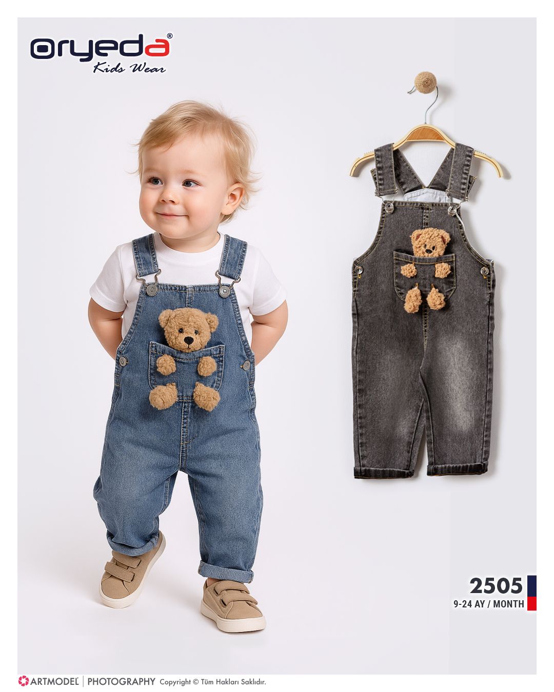 2505-ERKEK AYICIKLI TOKALI KOT SLOPET 9-24 AY