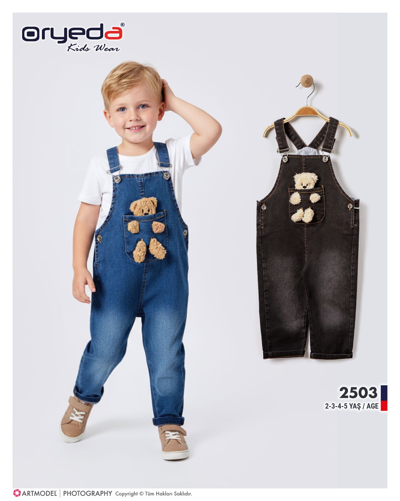 2503-ERKEK AYICIKLI KOT SLOPET 2-5 YAŞ