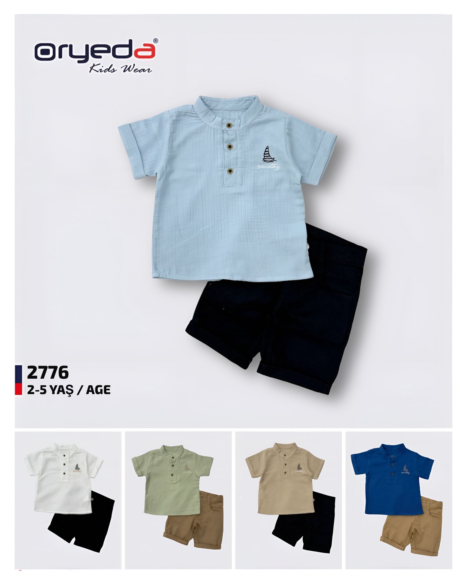 2776-ERKEK NAKIŞLI KAPRİLİ TAKIM 2-5 YAŞ