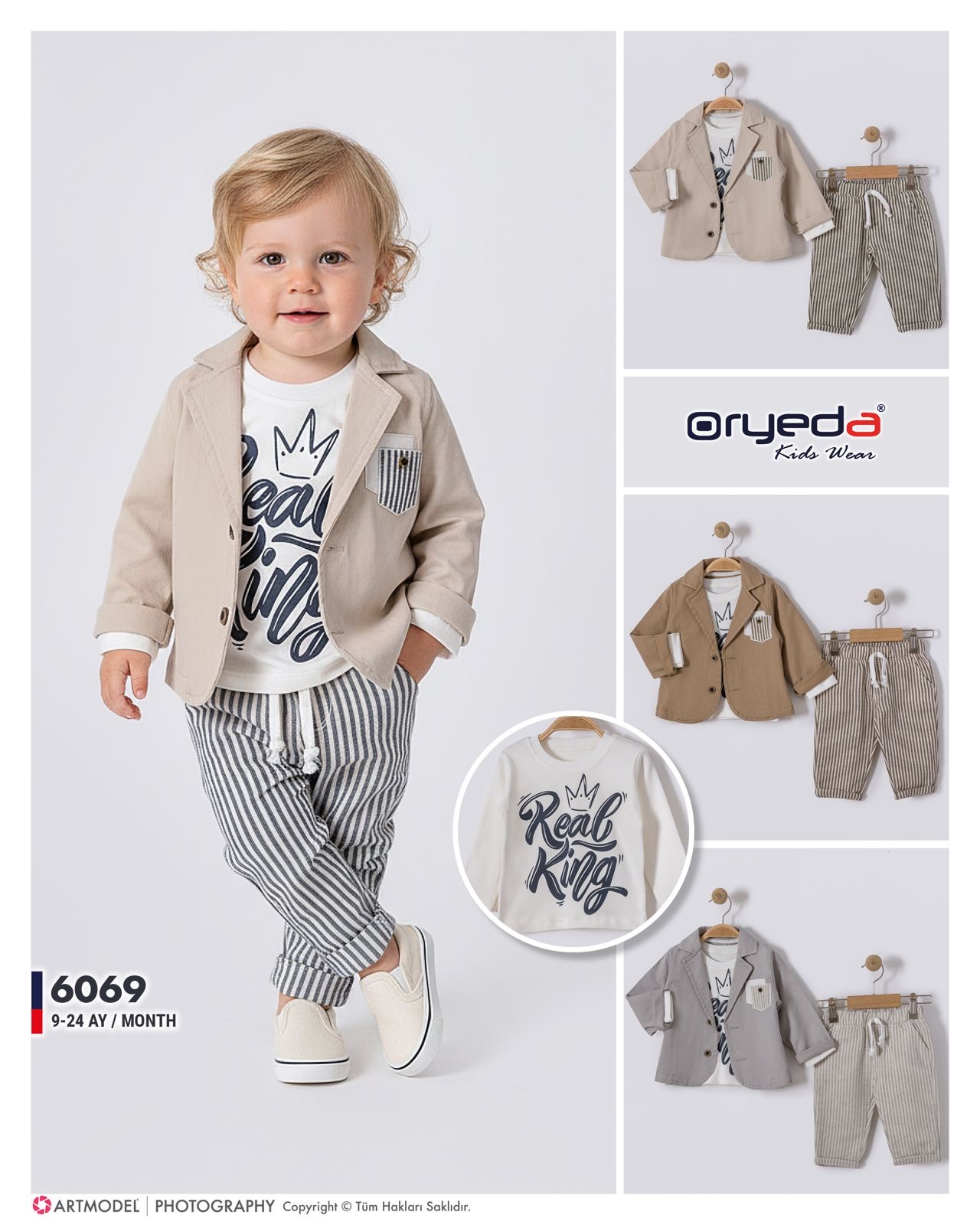 6069-ERKEK CEP NAKIŞLI CEKETLİ TAKIM 9-24 AY