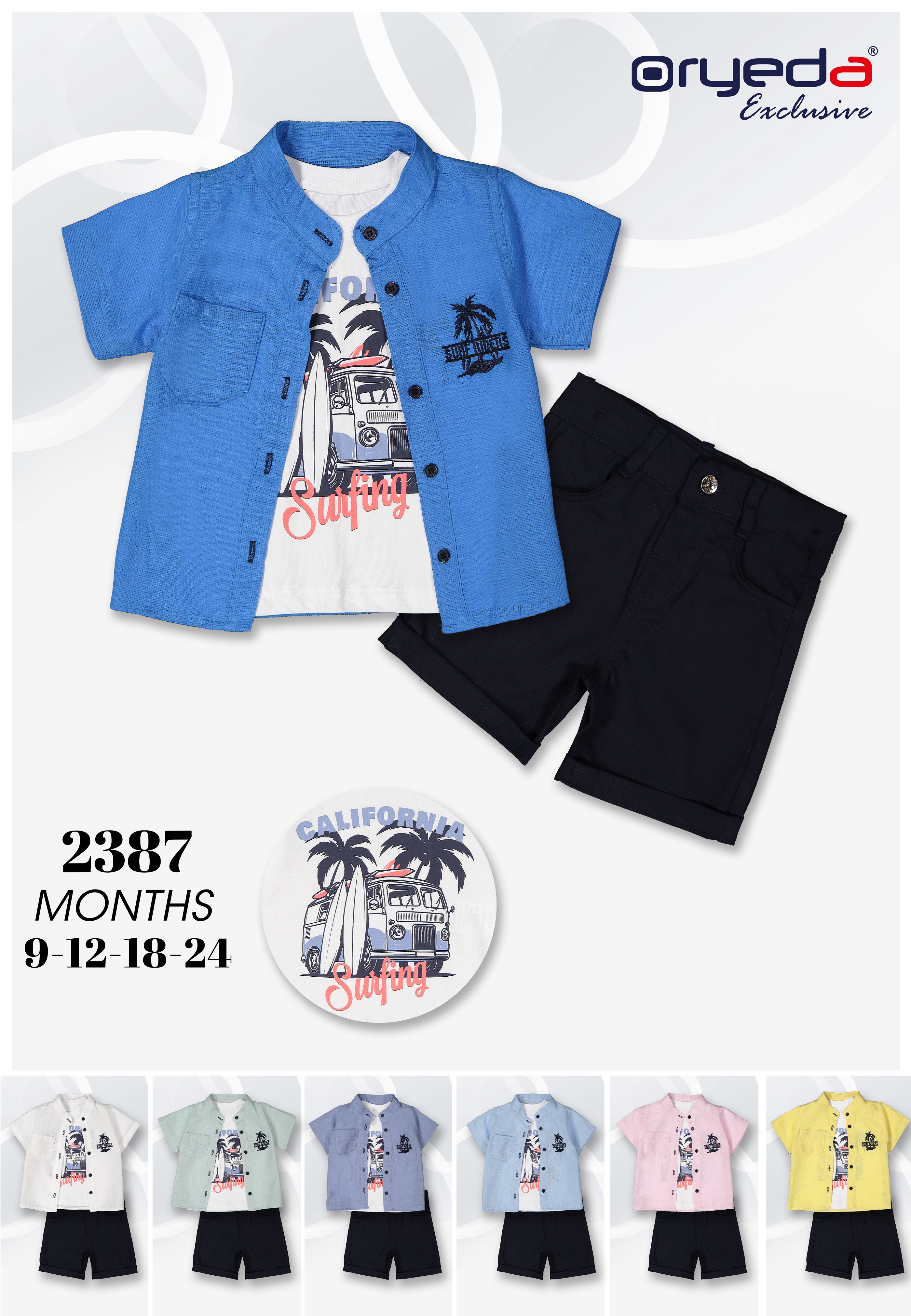 2387-ERKEK PALMİYE NAKIŞLI TAKIM 9-24 AY