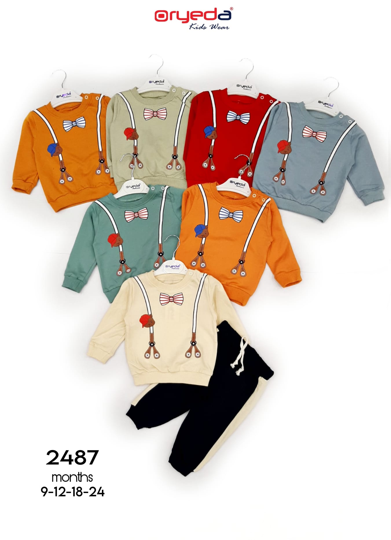 2487-ERKEK ASKI BASKILI İKİİPLİK TAKIM 9-24 AY